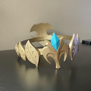3D Printed Fantasy Crown – Cosplay Tiara Inspired by Elf Princess and Video Game Cosplay