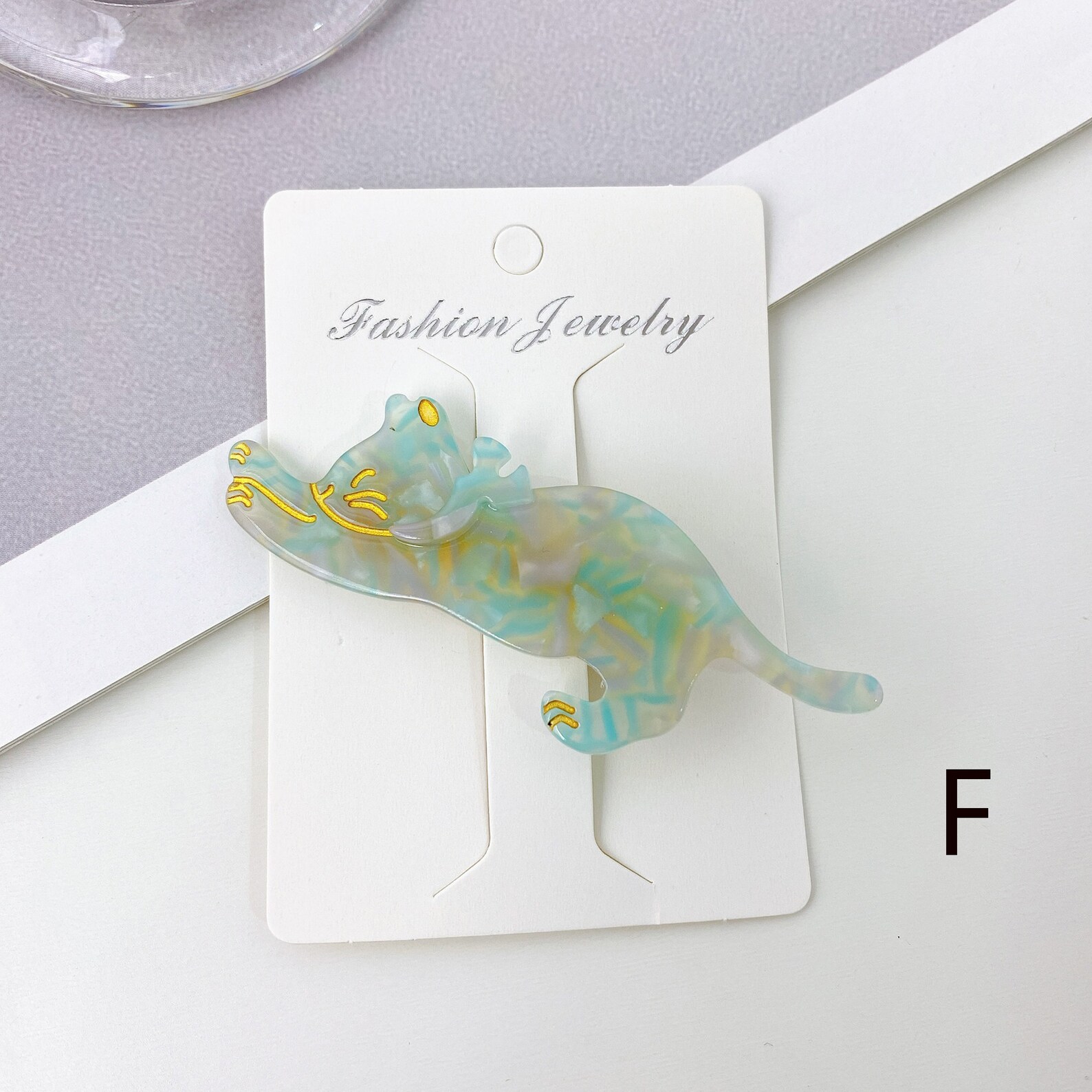 Cute Cat Hair Claw Clip Acetate Hair Claw Animal Hair Clip Etsy