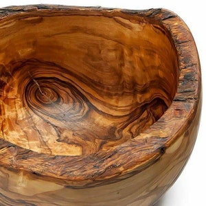 olive bowl with rustic edge