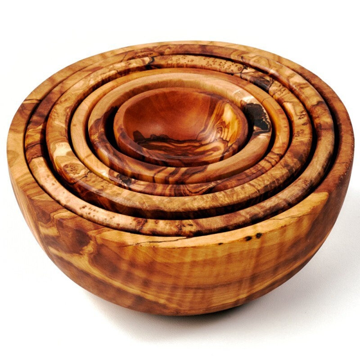 Set of 6 Olive Wood Bowls, Olive Wood Bowls, Bowl Set, Kitchen Bowls, Birthday, Wedding, Gift for Her - Etsy