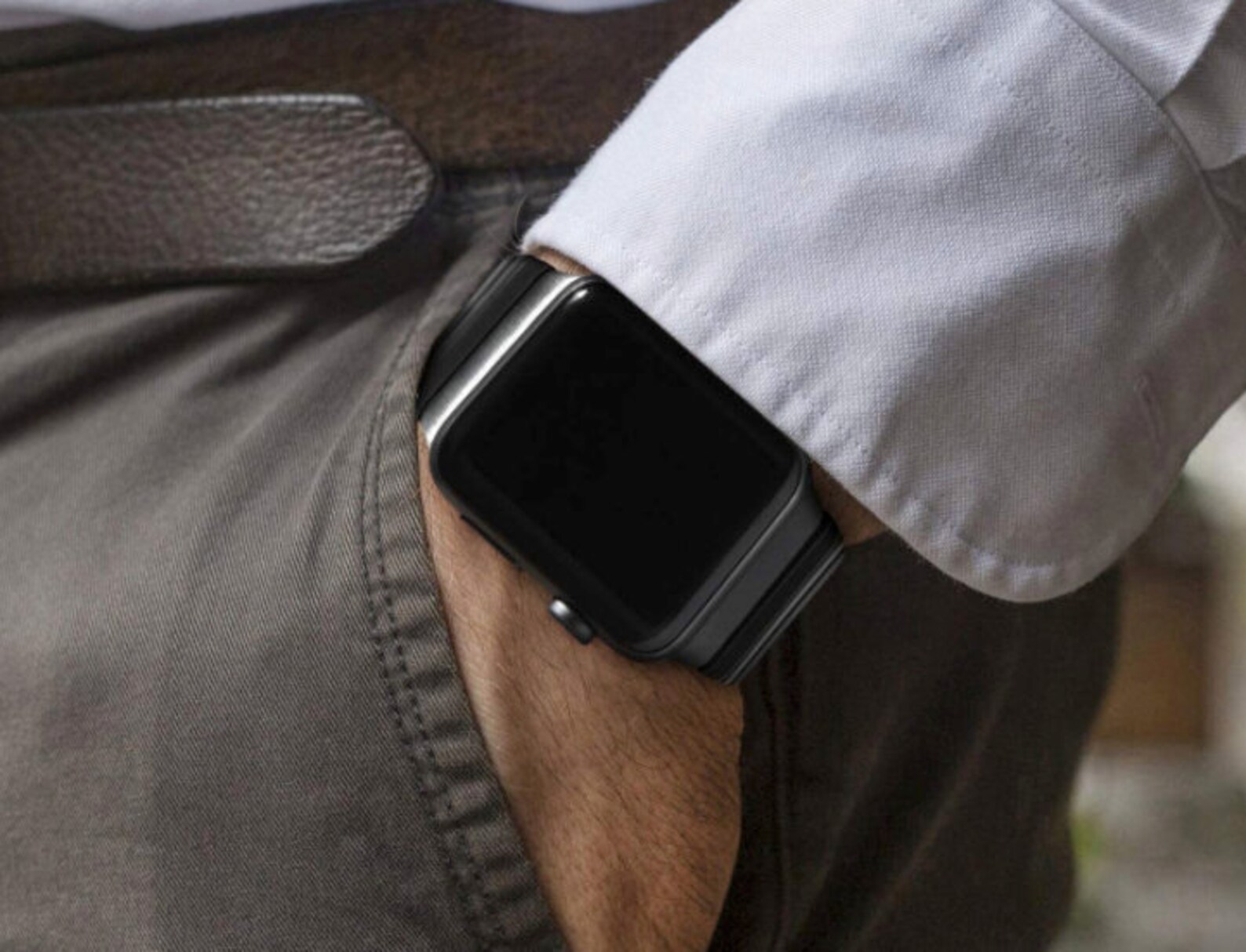 space black link bracelet