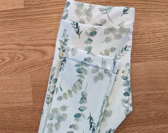 Leggins "Eukalyptus" aus Baumwolljersey für Kinder und Babies