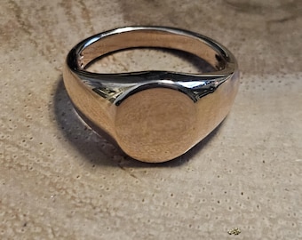 Antique 9ct and Silver Ring, Henry Griffith and Sons, Size O.5 US