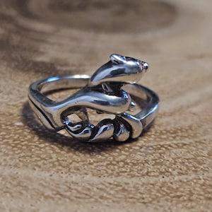 Sterling Silber Delfin Ring