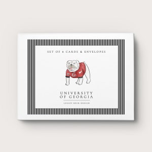 University of Georgia | Watercolor Athens Notecards | Football Notecards | UGA Notecards