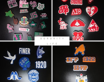 Sorority Shoe Charms