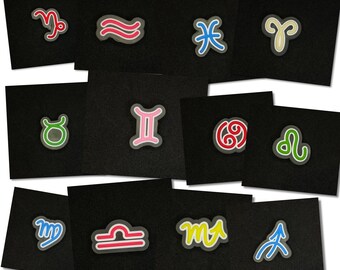 Glow Zodiac Shoe Charms