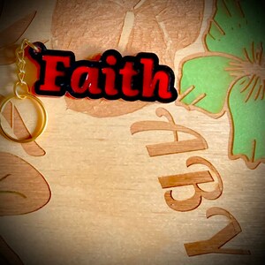 Faith Acrylic Keychain