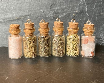 Witchy Herb Jars