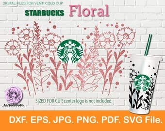 Lv Starbucks Svg Etsy