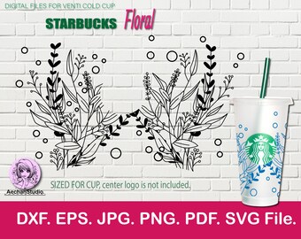 Lv Starbucks Svg Etsy