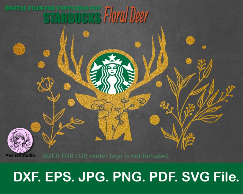 Download Starbucks Wrap Svg Floral Deer Starbucks Cup Svg Png Files For Cricut Silhouette Starbucks Venti Cold Cup 24oz Clip Art Art Collectibles Commentfer Fr