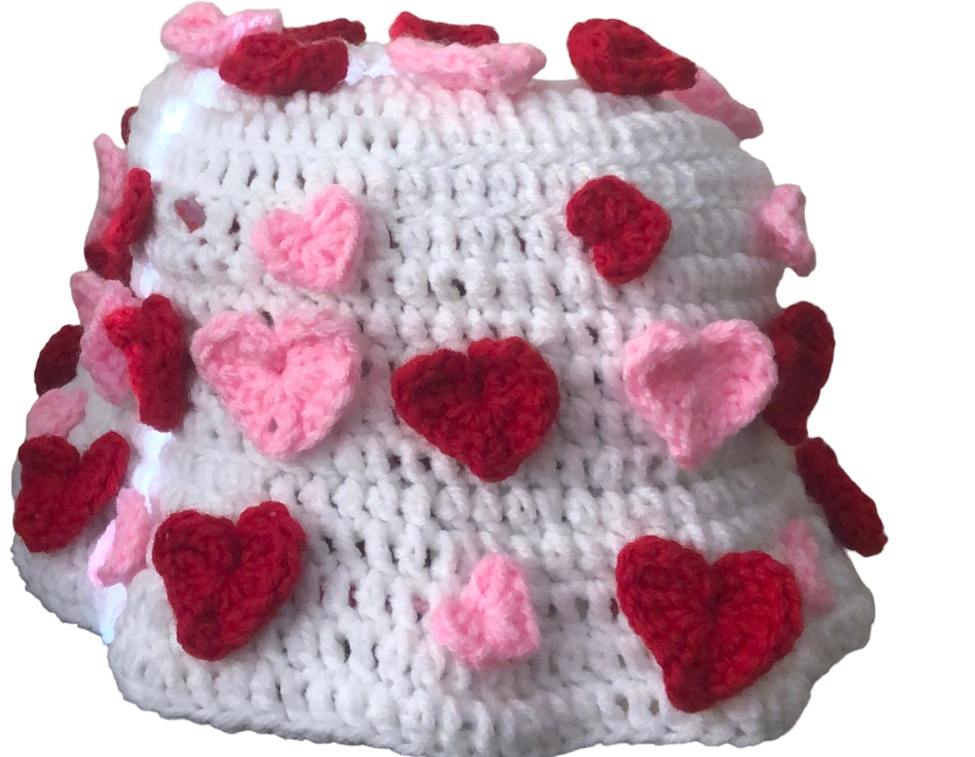 Smooth Irie- The Love Key Crochet Bucket Hat Valentine\'s Day Special Edition NWT Heartfelt Pink - Bucket Hat – Hobbii main image 2