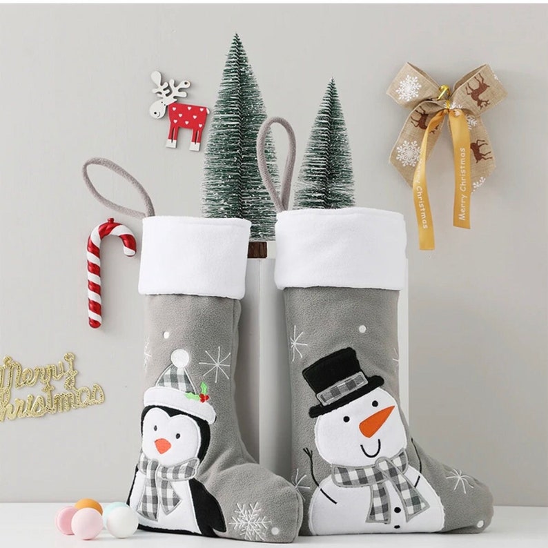 Personalisierter Nikolausstiefel mit Name, Weihnachtsstrumpf, Nikolausstrumpf, Weihnachtsdeko Kamin, Weihnachtssocke,Weihnachtsgeschenk Kind Bild 5