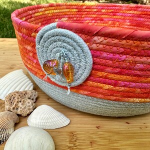 Beach Sunrise Rope Basket image 2