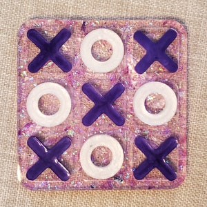 Tic tac Toe Resin Board