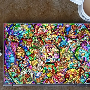 Disney Stain Glass Laptop Skin