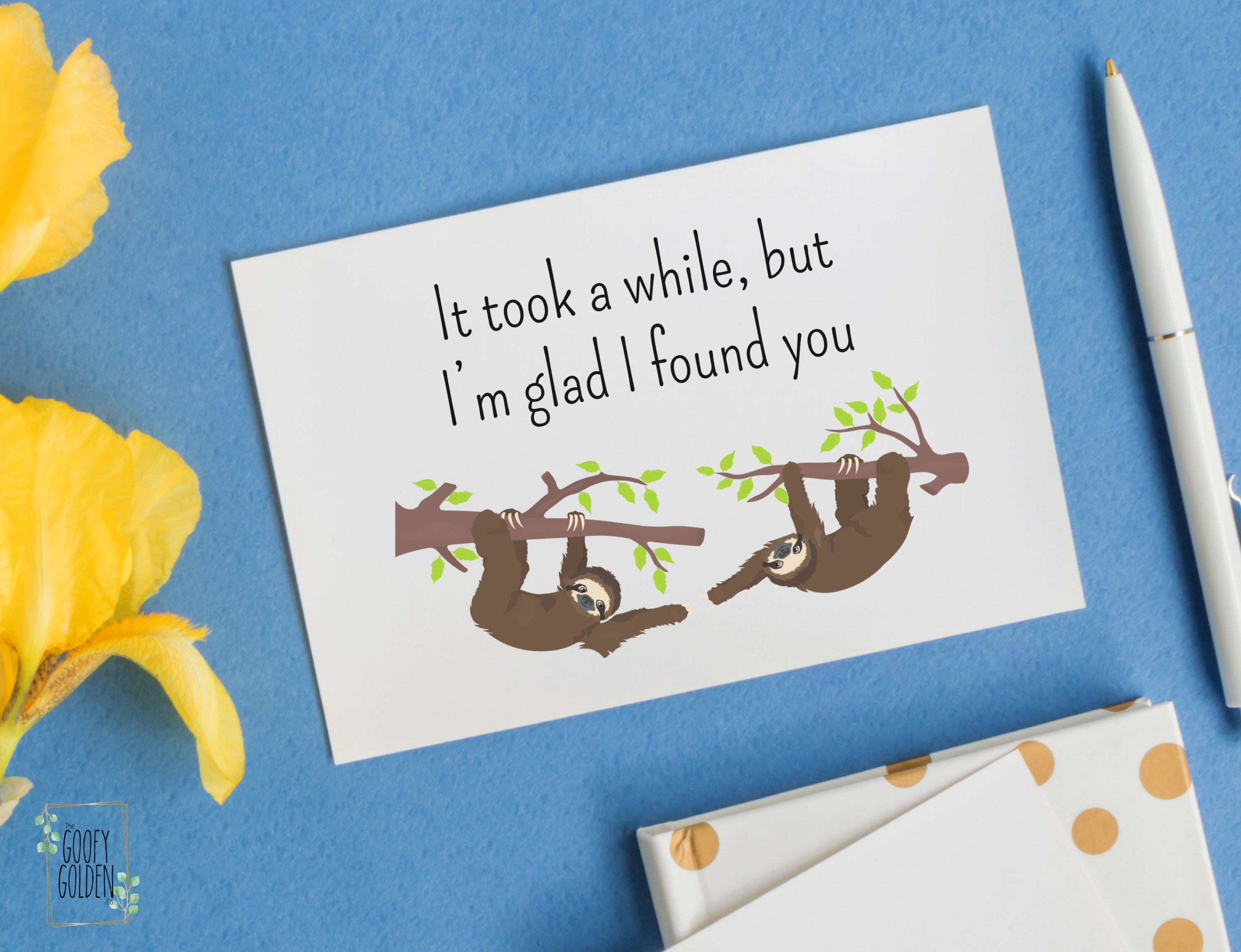 Tarjeta de aniversario lindo tarjeta de día de San Valentín | Etsy
