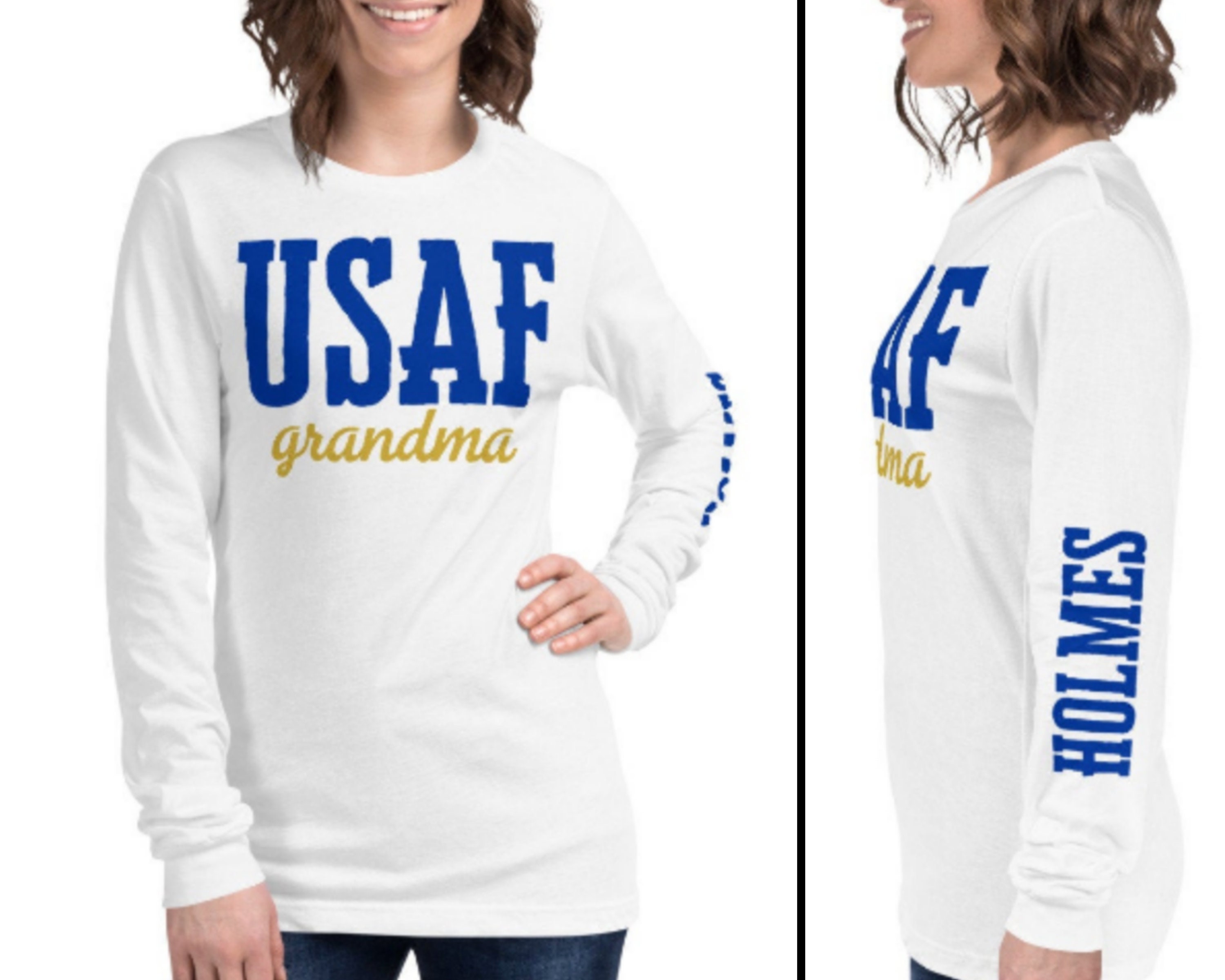 Air Force Grandma Shirt Custom Air 