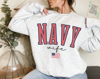 navy sweatshirt
