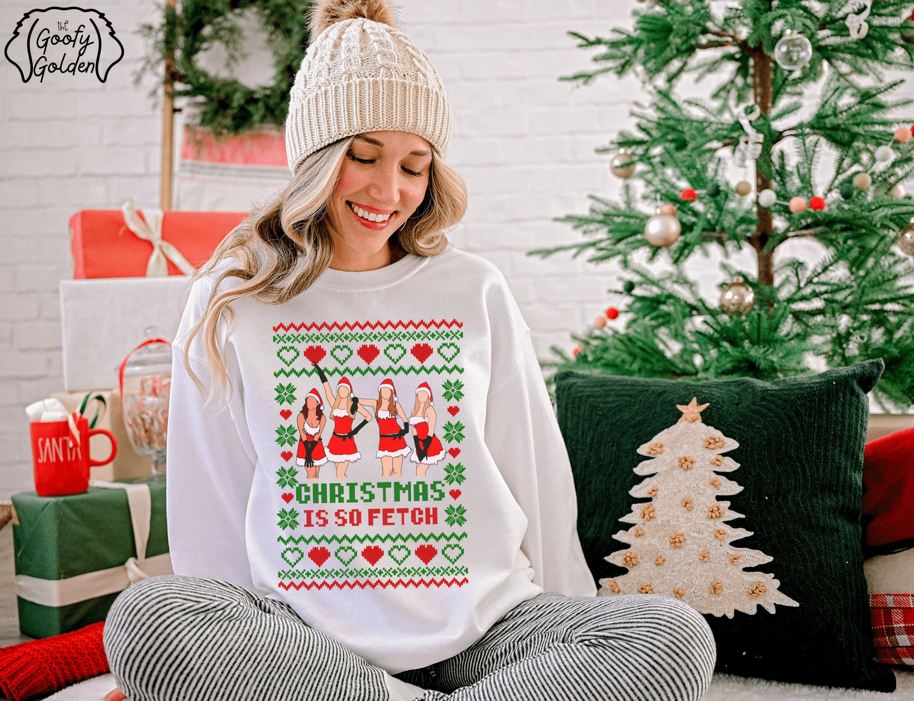 Christmas is so Fetch Ugly Christmas Sweater Funny Xmas - Etsy