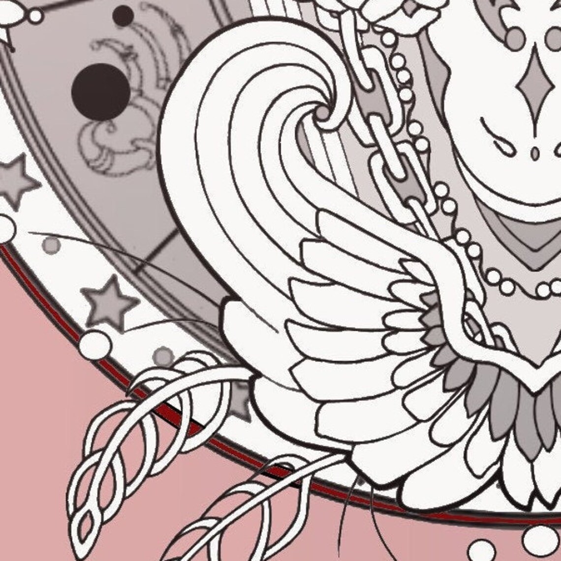 Printable Coloring page Zodiac Signs Aries Handmade A4 | Etsy