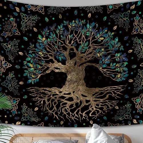 Tree of Life Tapestry Wall Hanging Tapestries Wall Decor Wall - Etsy