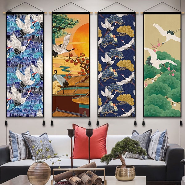 Japanese Tapestry Etsy