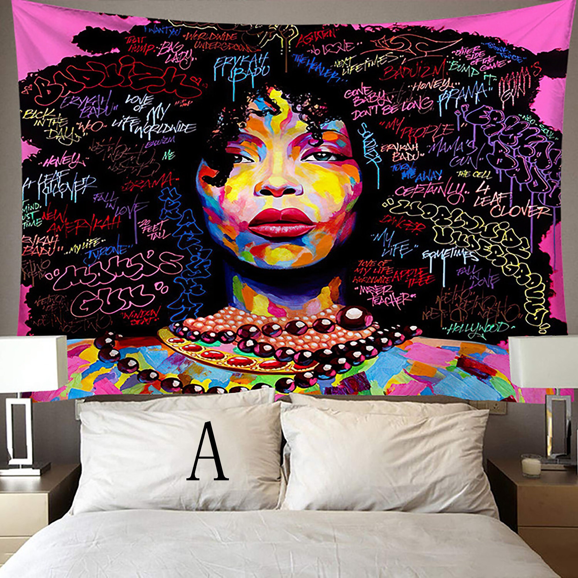 African American Tapestry/Sexy Women Tapestry/Wall Etsy