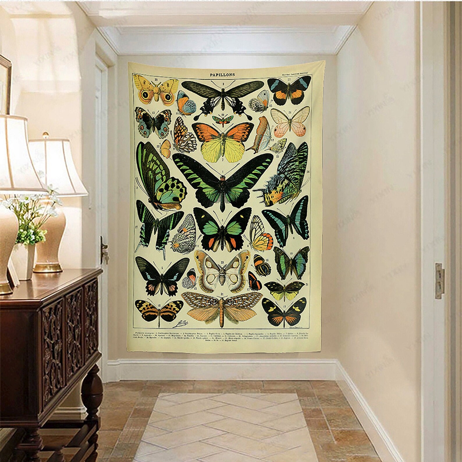 Vintage Butterflies Tapestry/Insects Tapestry/Wall Etsy
