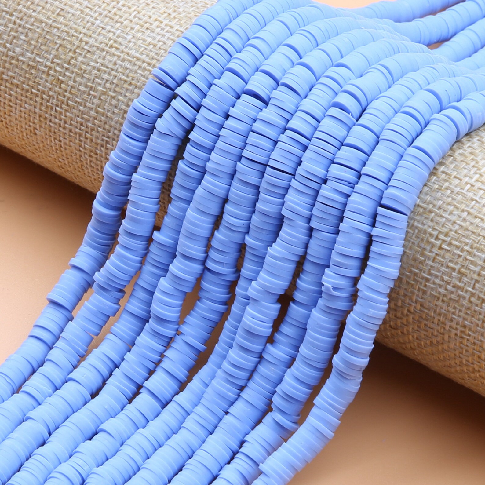 4MM to 8MM Vinyl Heishi Beads Polymer Clay African Vinyl Disc Etsy