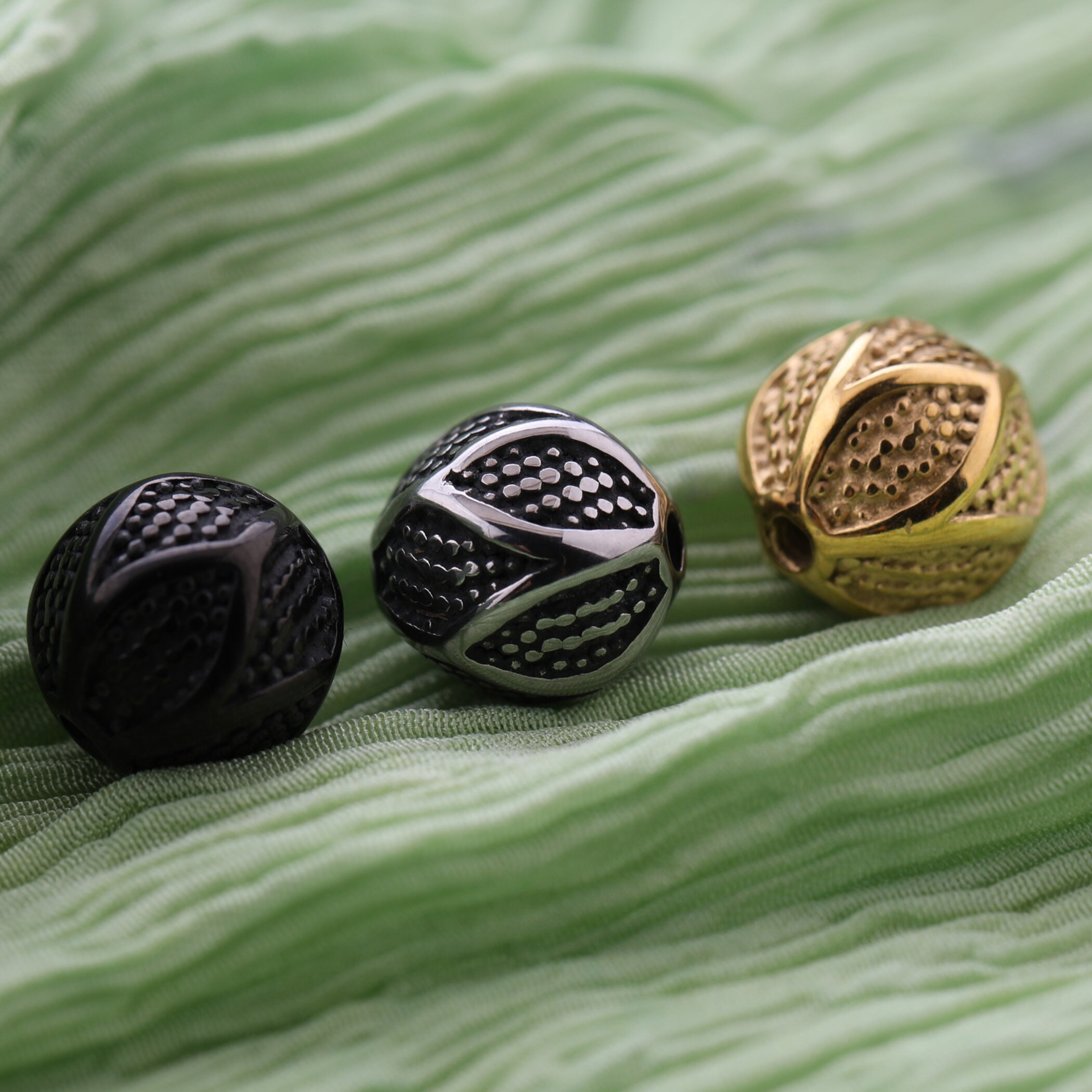 Round Ball Beads Stainless Steel Ball Beads For DIY Jewelry Making Ne…