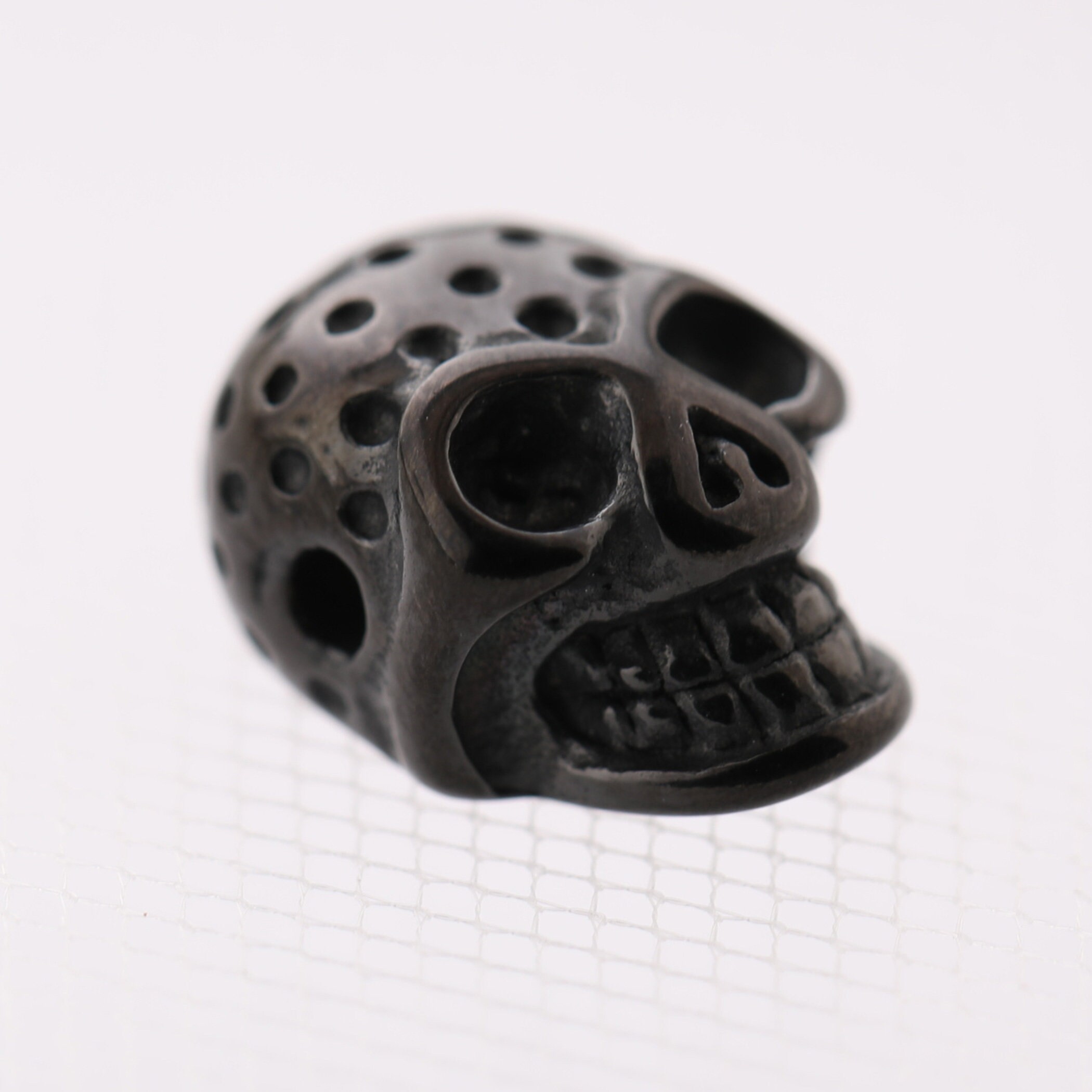 Skull Beads Stainless Steel For DIY Jewelry Making Necklace Etsy