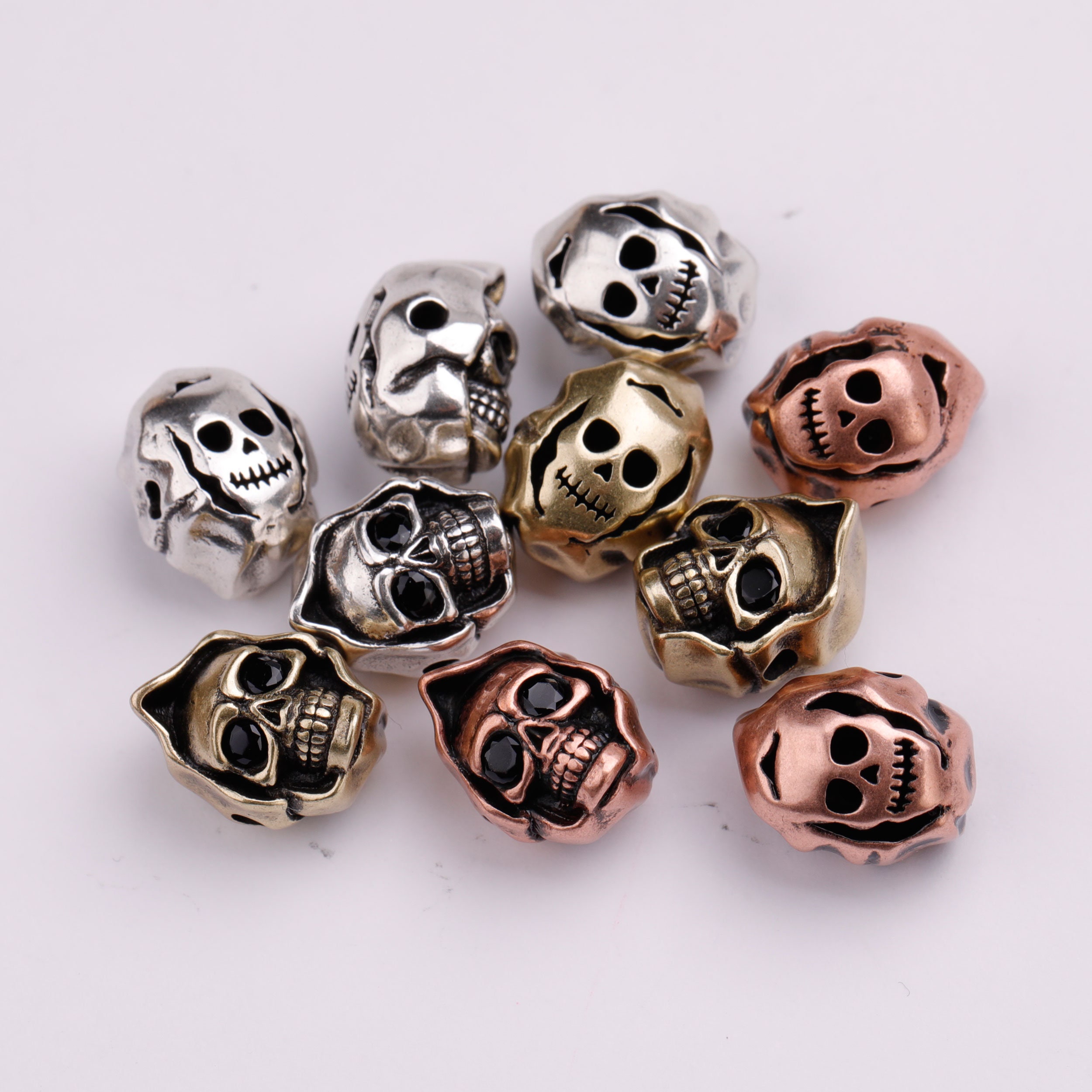 Antique Skull Beads For Bracelet DIY Jewelry Making Necklace Etsy