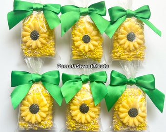 Sunflower Rice Krispie Treats
