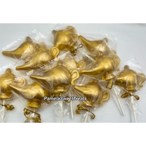 Genie Lamp Chocolate Lollipops