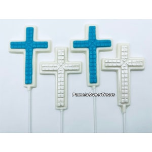 Cross Chocolate Lollipops