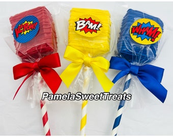 Super Hero Rice Krispie Treats