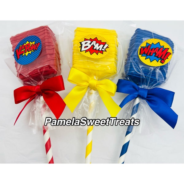 Super Hero Rice Krispie Treats