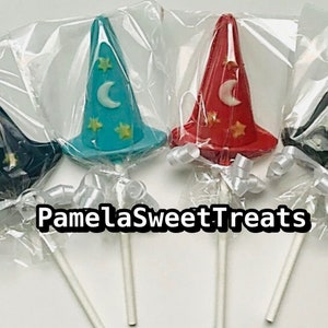Wizard Hat Chocolate Lollipops