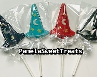 Wizard Hat Chocolate Lollipops