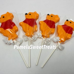 Winnie The Pooh Chocolate Lollipops