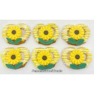 Sunflower Chocolate Pretzels