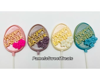 Easter Chocolate Lollipops