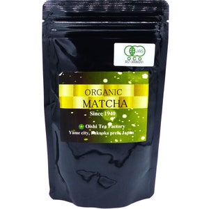 Japanese Matcha JAS organically grown from Japan 100g