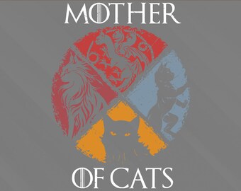Download Mother Of Cats Svg Etsy
