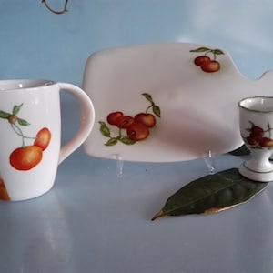 Vintage porcelain breakfast set, customizable, hand-painted