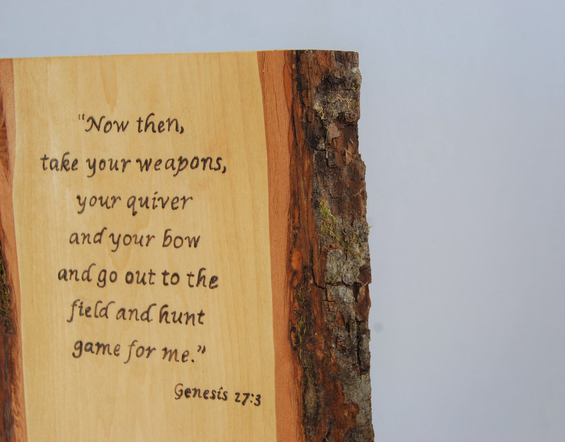 Christian hunting sign Hunting sign Rustic hunting sign Bow Etsy