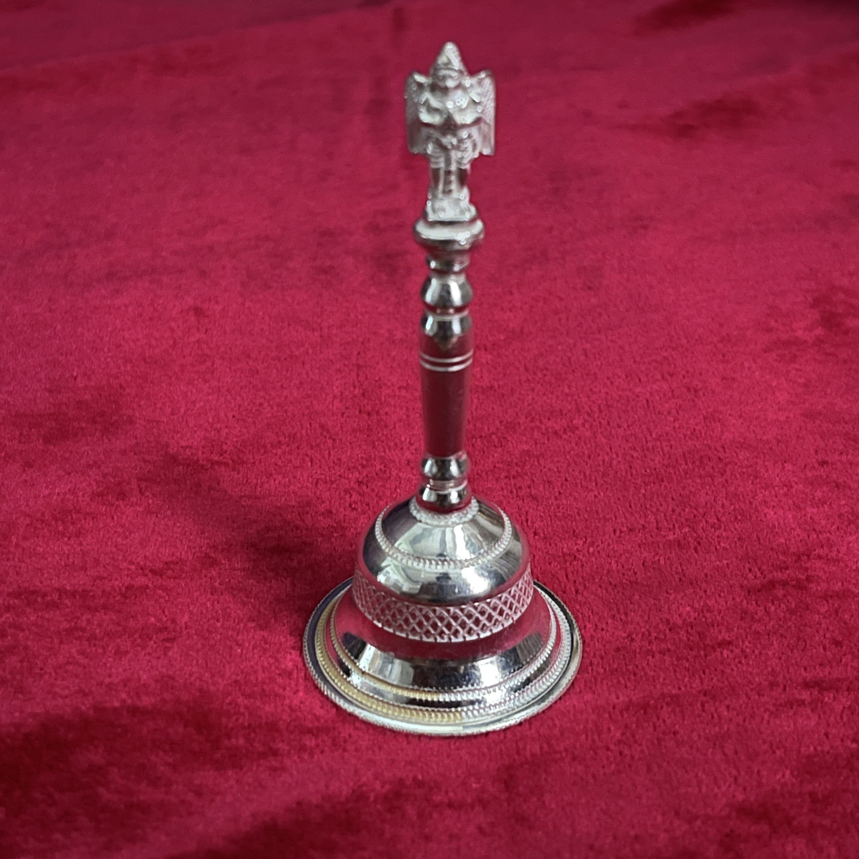 Silver pooja bell price in grt sale