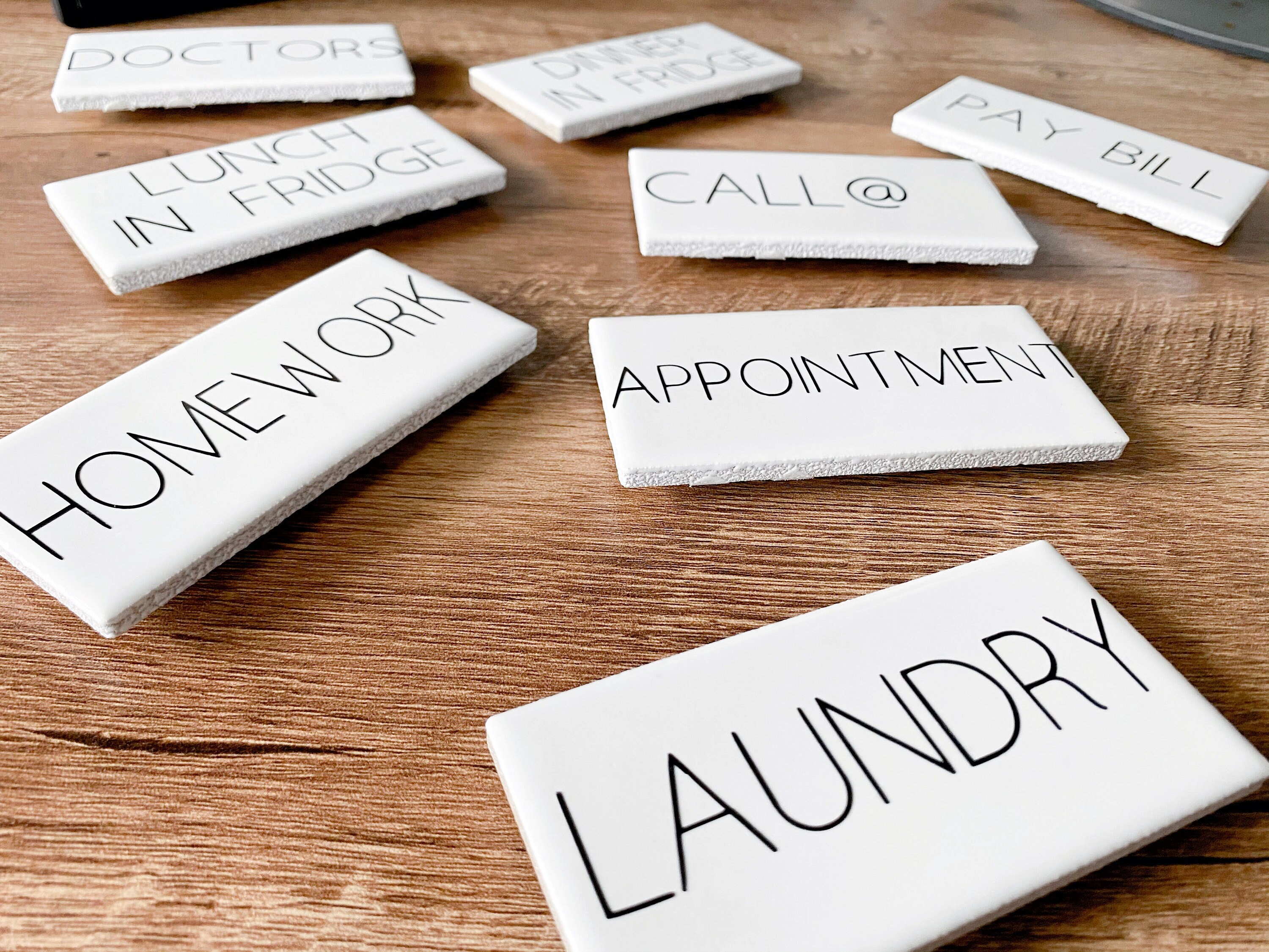 Fridge Set of 5 Personalize Reminders ToDo's Etsy